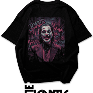 Camiseta Oversized plus size masculina - Coringa Joker "Ha Ha Ha"