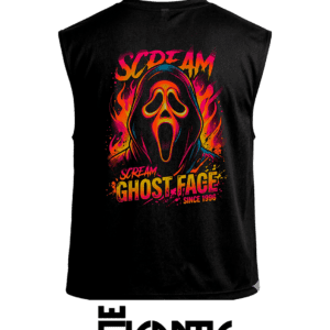 Regata plus size masculina - Ghostface Scream Pânico